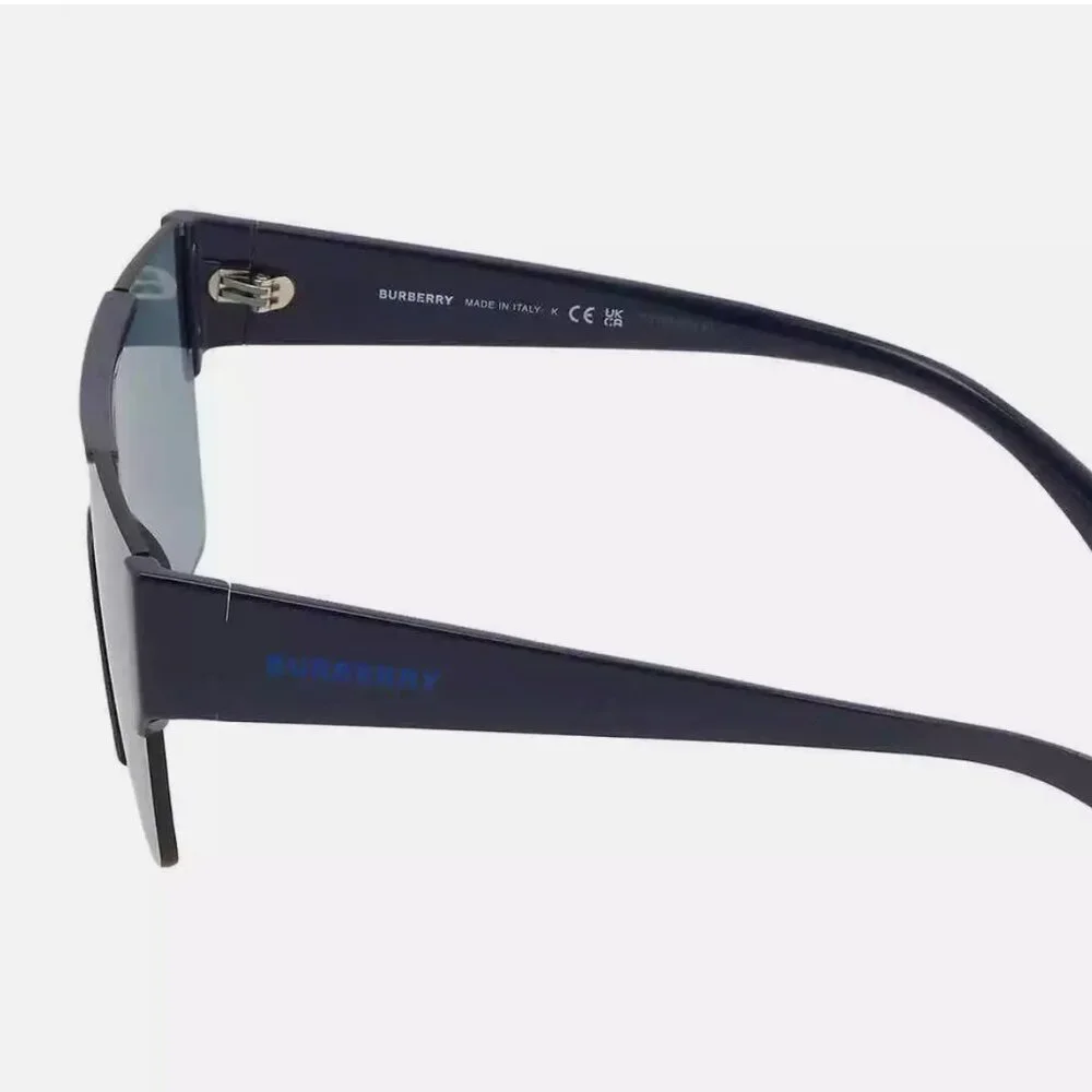 🔥NEW Burberry Blue Labeled Men's Shield Sunglasses